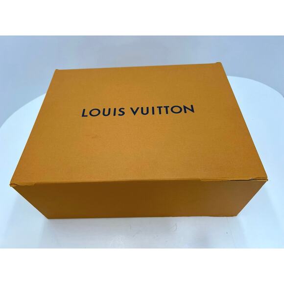 Louis Vuitton Calfskin Monogram Trainer Sneakers Custom Yellow/White 44/US 10.5 - Picture 8 of 12